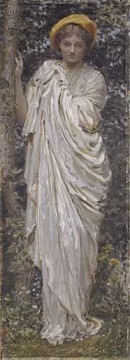 アルバート・ジョセフ・ムーア Painting - 歩道の女性像 アルバート・ジョセフ・ムーア